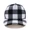 Black & White, variant on Scottish Tartan Trucker Cap, Blue & Green Checkered Pattern Adjustable Unisex Dad Hat for Preppy & Casual Wear