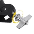 thumbnail image 3 of HAMPPLIES High Low Tones Cowbell Percussion Bell Kit Multi Durability 1Pcs, 3 of 7