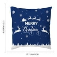 thumbnail image 4 of Xuniizn Christmas Pillow Covers 18x18 inch Xmas Decorations Soft Plush Faux Fur Wool Christmas Throw Pillow Cases Winter Holiday Decor for Sofa Living Room, 4 of 7