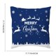thumbnail image 3 of Funda de almohada navideña | Funda para cojín de sofá navideño | Funda de almohada decorativa cuadrada de 45x45 cm con cremallera oculta, 3 of 6