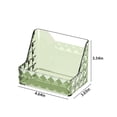 thumbnail image 3 of Hyknon Makeup Organizer for Vanity Plastic Crystal Skincare Organizer Box Green Bathroom Cosmetic Display Cases for Dresser Bedroom Countertop, 3 of 7