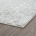 thumbnail image 5 of Traditional 2x3 Area Rug (2' x 3') Medallion White, Gray Indoor Scatter Easy to Clean, 5 of 8
