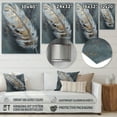 thumbnail image 4 of Designart "Feather Wanderlust Gold II" Glam Feather Metal Wall Decor, 4 of 5