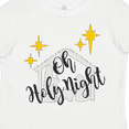 thumbnail image 4 of Inktastic Oh Holy Night Christmas Nativity with Yellow Stars Boys or Girls Toddler T-Shirt, 4 of 5