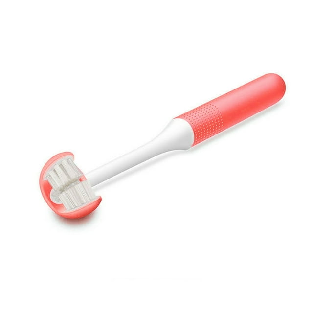 Baby Toothbrush Comfortable Grip U Type Safe Compact Creative Oral Care Tool Durable Three-sided Baby Toothbrush for Bathroom