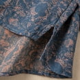 thumbnail image 6 of LEAVINGSUO Long Sleeve Shirts for Women, Fall Womens Tops Women Printed V-neck 9/4 Sleeve with Retro Fashion, 6 of 6
