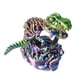 thumbnail image 4 of Esqueleto Impreso en 3D  Tiranosaurio Rex Juguete Articulaciones Móviles () Rojo Azul Verde, 4 of 8