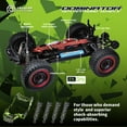 thumbnail image 5 of Contixo RC Off-Road UTV, 1:16 Scale, 4WD, 2.4GHz, LED Headlights, Remote Control Car for Kids & Adults - Red, 5 of 11