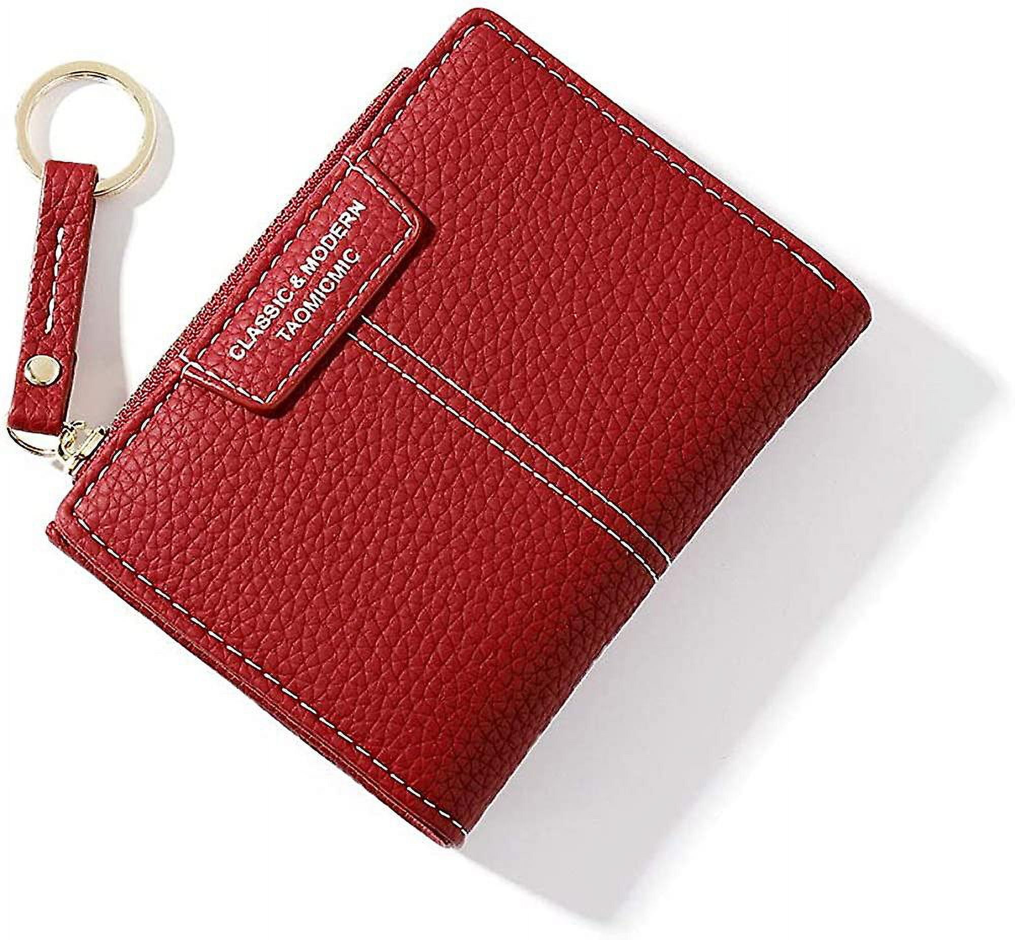 Porta Monedas Monedero De Piel Autu00e9ntica, Bolso Multifuncional