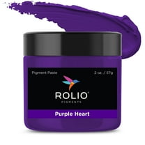 Rolio - Purple Pigment Paste for Epoxy Resin, Purple Heart, 2oz Jar - Resin Pigment, Epoxy Resin Dye Paste, Epoxy Paint, Resin Paste Pigment, Epoxy Resin Color Pigment Paste, Mica Powder Paste