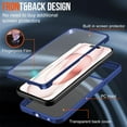 thumbnail image 3 of for IPhone 15 case Clear 360° Full Body Protective Shockproof Phone Case Cover for Apple IPhone 15 case Slilcone TPU Slim Thin for IPhone 15 phone case Front + Back Dual Layer Protection (Bluee), 3 of 14