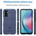 thumbnail image 2 of Slim Fit Durable Phone Case for Samsung Galaxy A25 5G, Rugged Shield Outdoor Case with Military Grade Shockproof, Drop-Tested and Camera Lens Protection Case for Galaxy A25 5G, HD Blue, 2 of 14