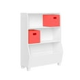 thumbnail image 1 of Kids 34" Bookcase with Toy Organizer and 2 Bins, 1 of 4