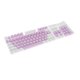 thumbnail image 3 of Juego de teclas de teclado mecánico 108 piezas Teclas de teclado Fácil de instalar Teclas retroiluminadas de dos colores para teclados mecánicos 104 Blanco Púrpura Claro CUTICAT Teclas, 3 of 8