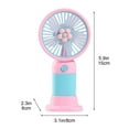 thumbnail image 3 of xjwjuw USB Charging Mini Handheld Fan Portable Silent Desk Fan with Foldable Design & Non-Slip Grip - Durable Matte Finish Battery Operated Cooling for Students Office Travel Air Circulator, 3 of 6