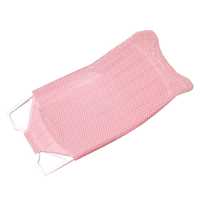 Asiento De Baño Ajustable Para Bebé, Rojo De Soporte, Cojín De Malla Antideslizante, Portátil Para Recién Nacidos Y Niños Pequeños