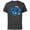 Charcoal, variant on Disney Stitch in Sunglasses Cool Weird and Cosmic Freestyle- Short Sleeve Cotton T-Shirt for Adults - Customized-Black