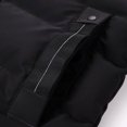 thumbnail image 5 of Men's Long Puffer Jacket Winter Warm Hooded Zip Up Quilted Padded Coat with Pockets Outdoor Outerwear, 5 of 7