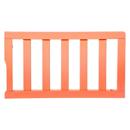 UPC: 0617629821116 | Dream On Me Convertible Crib Toddler Guard Rail in Fusion Coral Converts Cribs to Toddler Beds