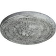 thumbnail image 3 of Ekena Millwork 11 1/2"OD x 1"P Palmetto Ceiling Medallion, Hand-Painted Ultra Pure White Crackle, 3 of 7