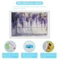 thumbnail image 3 of Diamond Art Kits for Adults, Lavender Blooms WindowDiamond Painting Kits for Beginners, Frameless Round 5D Full Drill Diamonds Art Pictures Gem Art Crafts Home Decor Gifts, 3 of 8