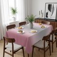 thumbnail image 6 of Grey Light Pink Ombre Table Cloth Waterproof Tablecloths, Modern Abstract Art Gradient Tablecloth Dining Table Cover for Kitchen Party Tabletop Outdoor, Rectangle Tablecloth 52x70 Inch, 6 of 9