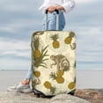 thumbnail image 4 of Uemuo Monkeys and Pinealpples Printed Washable Luggage Cover - Fashion Suitcase Protector Fits 18-32 Inch Luggage -Medium, 4 of 9