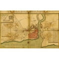 thumbnail image 2 of Vintage Maps 14x10 Black Modern Framed Museum Art Print Titled - Siege of Santo Domingo 1895, 2 of 4