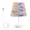 thumbnail image 2 of Blue and Yellow Butterflies Desk Lamp LED Table Nightstand Lamps with 3 Color Temperatures for Home Bedroom Living Room Decor 6x11, 2 of 8