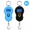 Black and blue, variant on Portable Digital Hanging Hand Scale 2-Pack, 50kg/110lb Electronic Luggage & Package Scale with Stainless Steel Hook, Multi-Unit Conversion (kg/lb), Lightweight Travel & Home Utility Scale