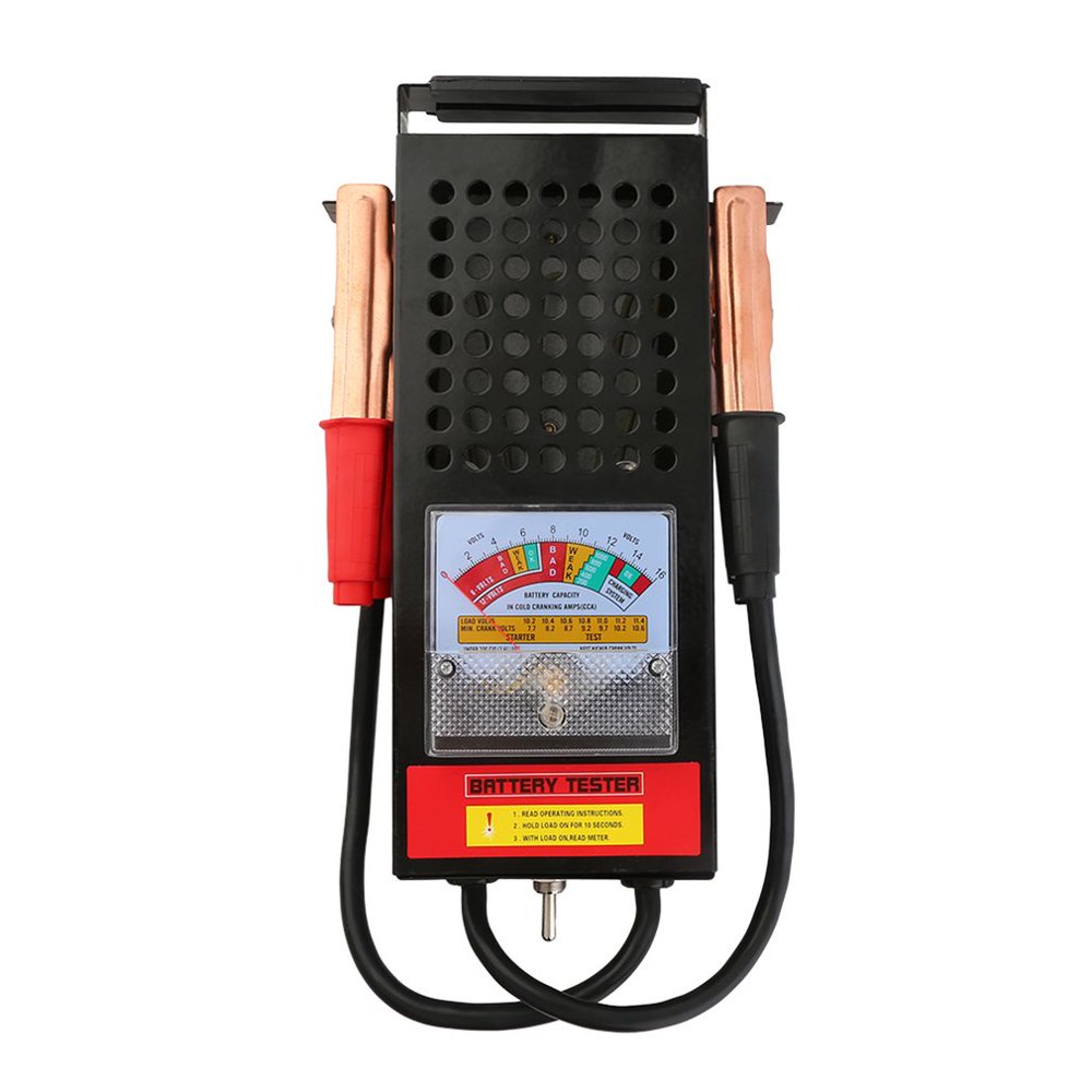Lightweight Battery Tester 100A Load Mechanics 6V 12V Car Truck Battery