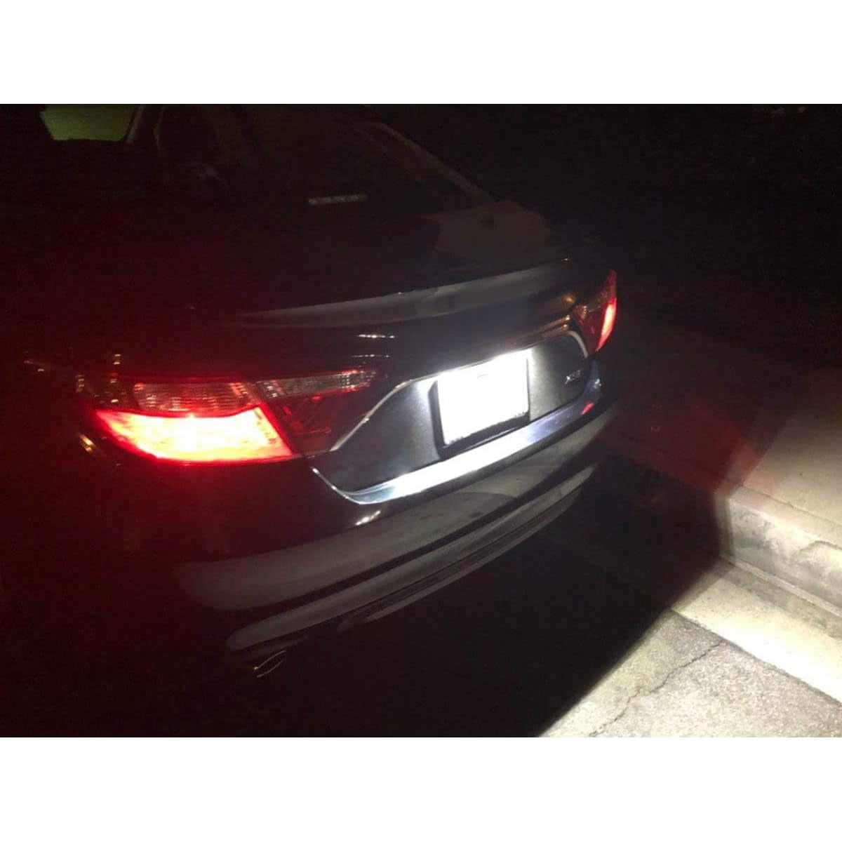 Xenon White Full LED License Plate Light Kit For Toyota 2009-13 Corolla, 2011-20 Sienna, Scion xB xD, Powered By 18-SMD LED Diodes