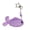 Purple, variant on Lightweight User Friendly Crochet Fish Keychain Phone Strap Handmade Design