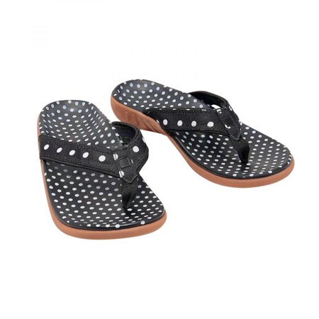 

Todqot Slippers for Women- Summer Flip-flops Anti Slip Quick Dry Casual Flat indoor outdoor Black 35