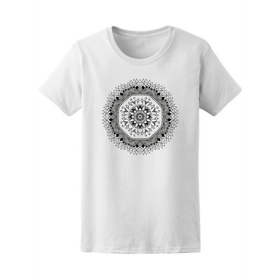 Black Silhouette Mandala Women's Tee - Image by Shutterstock