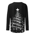 thumbnail image 5 of Christmas Sweaters for Women Oversized Sweatshirts No Hood Workout Crewneck Sweatshirt Long Sleeve Shirts V Neck, 5 of 5