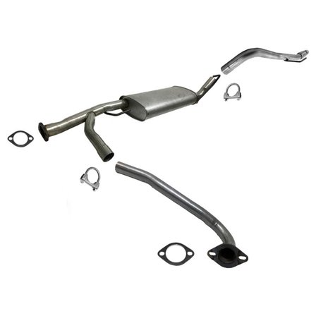 Center & Rear Muffler Pipe and Gasket Exhaust System For Nissan Xterra 2005-2015