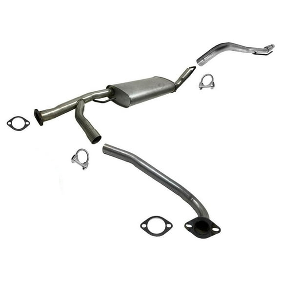 Center & Rear Muffler Pipe and Gasket Exhaust System For Nissan Xterra 2005-2015
