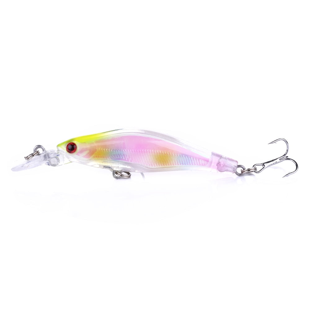 HENGJIA Minnow Bass Fishing Lures, Jerkbait Lure Set Hard Baits Deep Diving Crankbait for Catfish Walleye Trout Fishing Bait 5Pcs/kit