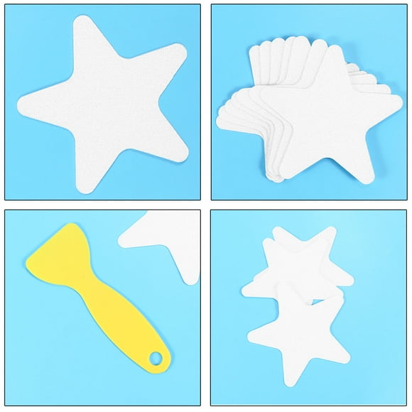 UPGRATOR 24Pcs Treads for Stairs Indoor PVC Transparent for Stair Safety Households