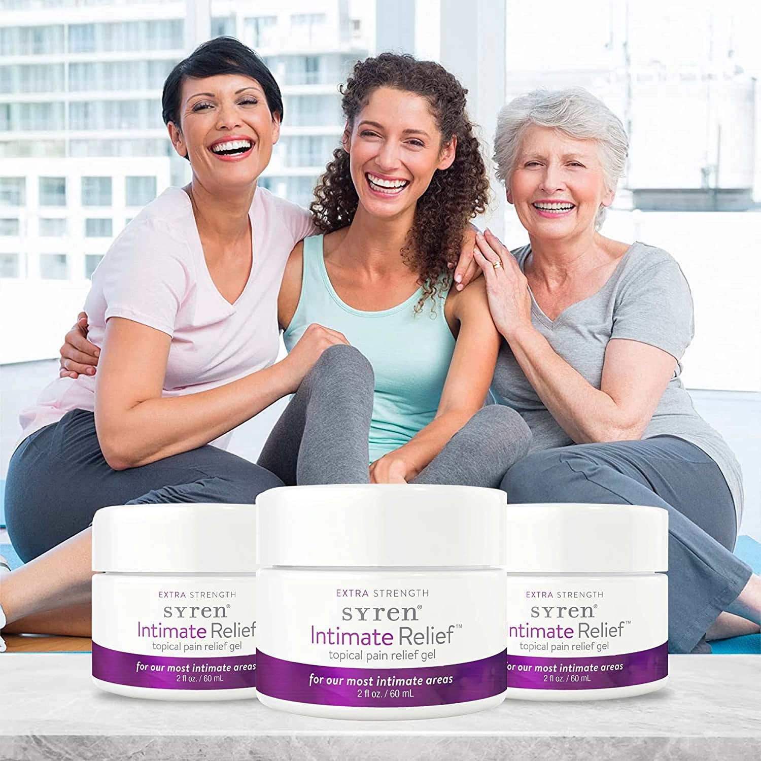 Syren Intimate Relief Gel Formula with Lidocaine - Vulva Discomfort, Feminine Care & Moisturizer for Sensitive Skin, 2 oz