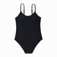 thumbnail image 3 of kpoplk Baby Girls Swimsuit Infant Toddler Girl Bathing Suit Ruffle One Piece Beach Swimwear(Black,4-5 Y), 3 of 9