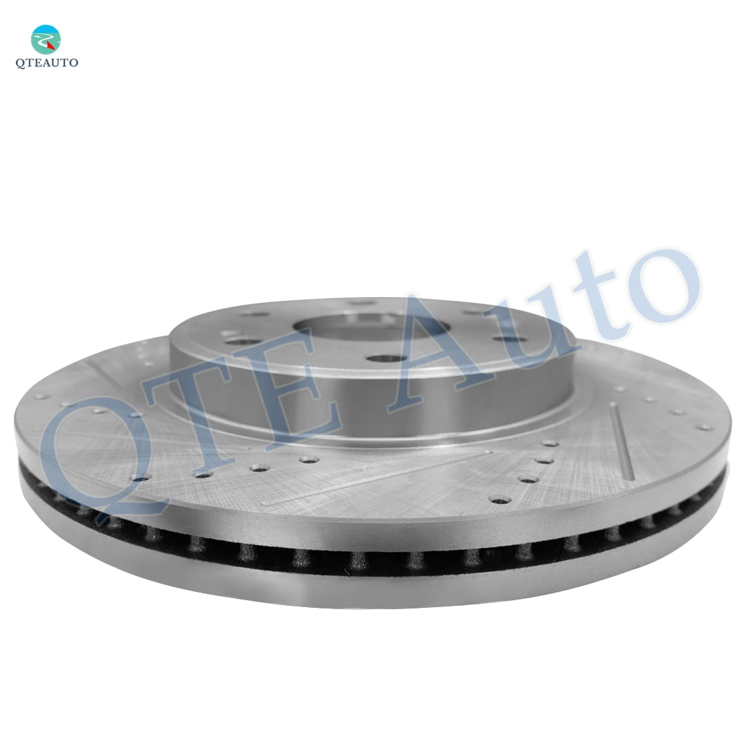 Front Drilled Slotted Disc Brake Rotors For 2019 Chevrolet Silverado 1500 LD