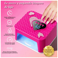 thumbnail image 4 of Lámpara Secadora Uñas Buruna 288W UV LED Sensor Temporizador Rosa, 4 of 5