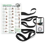 The Original Stretch Out Strap with Exercise Poster, Top Choice Stretch Out Straps for Physical Therapy, Yoga Stretching Strap or Knee Therapy Strap by OPTP (XL)