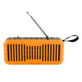 thumbnail image 2 of Gwong Electrónica Altavoz inalámbrico portátil de 360 ​​grados estéreo con energía solar con energía solar FM Radio Bluetooth compatible con Bluetooth 5.0 Caja de sonido para exteriores, 2 of 6