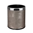 thumbnail image 3 of Pu Garbage Can Without Lid Paper Basket (beige Gold Circle), 3 of 5