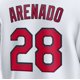 thumbnail image 3 of Camisetas de béisbol de la famosa marca St. Louis con bordados para hombres, mujeres y jóvenes, personalizadas #1 SMITH #21NOOTBAAR #28 ARENADO GOLDSCHMIDT, 3 of 5