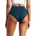 thumbnail image 2 of CRZ YOGA High Waisted V Cut Bikini Bottom for Women Cross Front Bathing Swimsuit Swim Briefs, 2 of 5