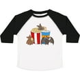 thumbnail image 3 of Inktastic Movie Loving Bats with Popcorn and Soda Boys or Girls Toddler T-Shirt, 3 of 5